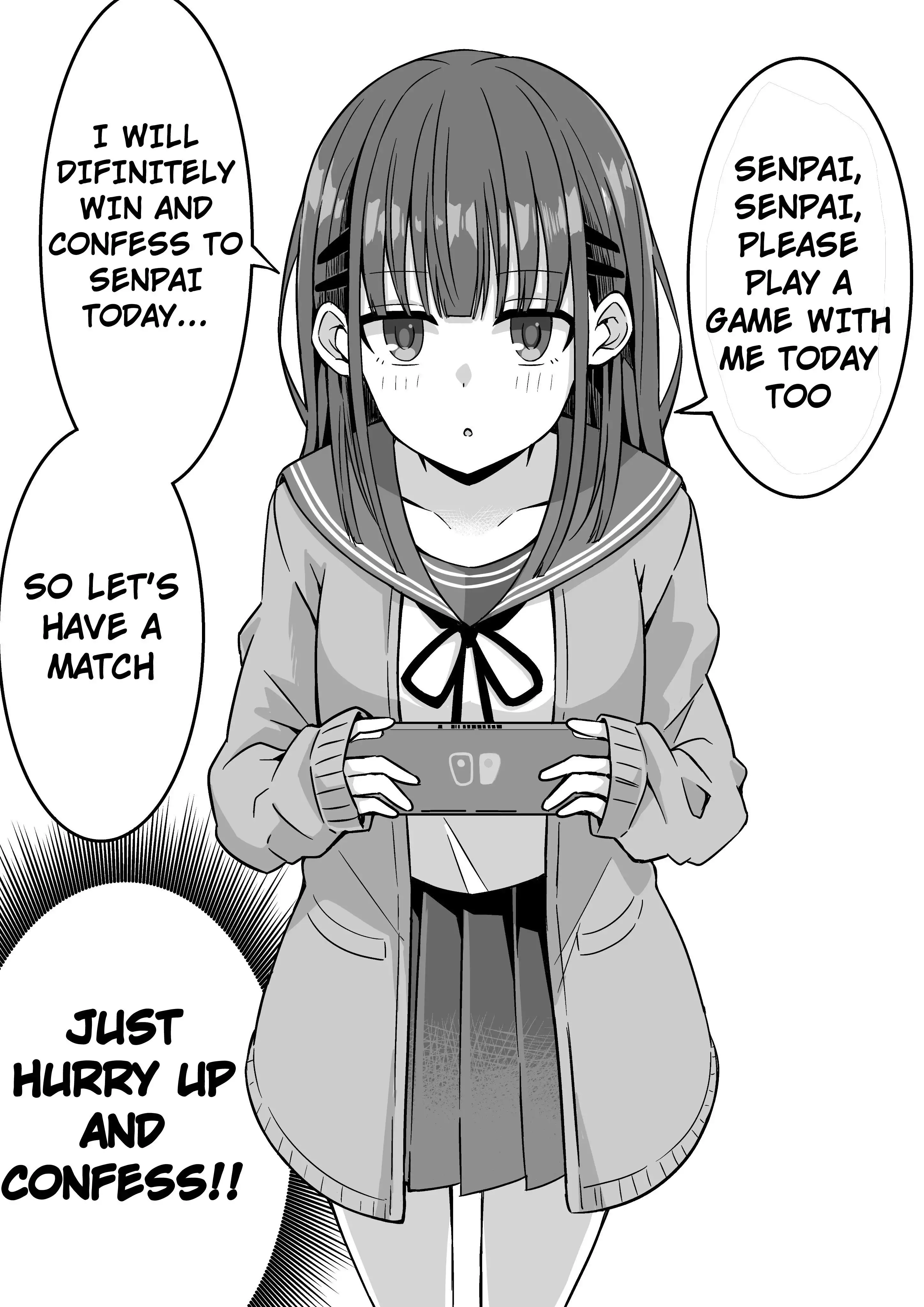 A Manga Where A Kouhai Wants to Beat Her Senpai and Confess Chapter 1 1